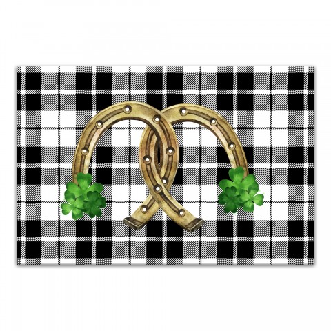 Lucky Horseshoe 30x20 Canvas Wall Art