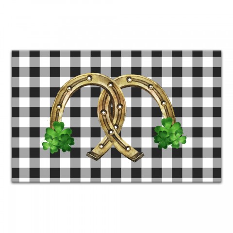 Lucky Horseshoe 30x20 Canvas Wall Art