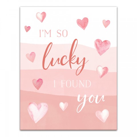 Lucky I  Found You 11x14 Canvas Wall Art