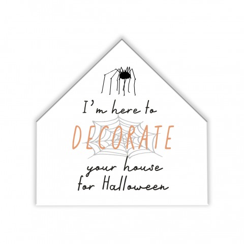 Decorate Inch  12x12 House Shaped Canvas