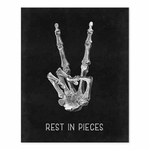 Rest Pieces 8x10 Tabletop Canvas