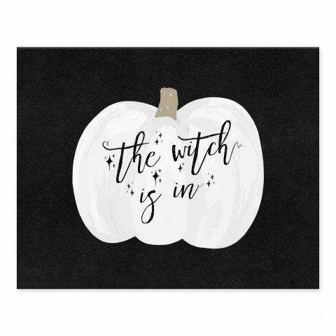 Witch Is Pumpkin 10x8 Tabletop Canvas