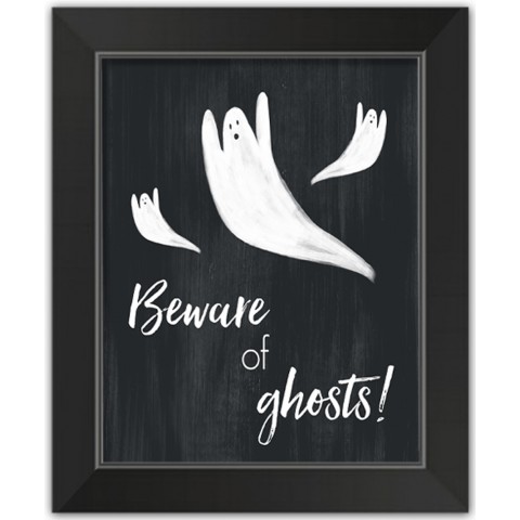 Ghosts  11x14 Black Framed Print Under Glass