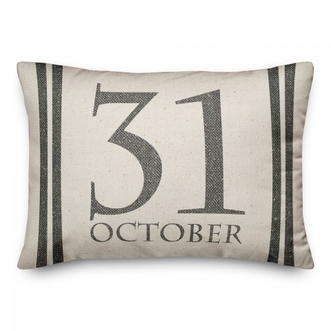 Oct Linen Stripes 14x20 Spun Poly Pillow