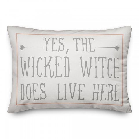 Wicked Witch  14x20 Spun Poly Pillow