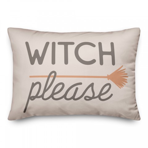 Witch Please 14x20 Spun Poly Pillow