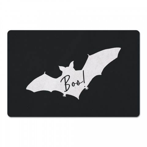 Boo Bat Gray 27x18 Floor Mat
