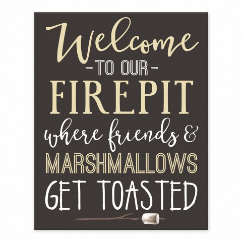 Welcome To The Pit 8x10 Tabletop Canvas