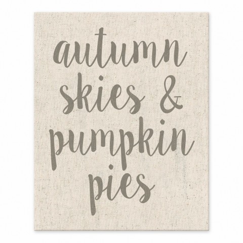Autumn Skies 8x10 Tabletop Canvas