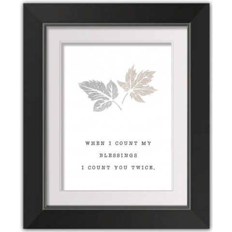 Blessings 11x14 Black Framed Print Under Glass