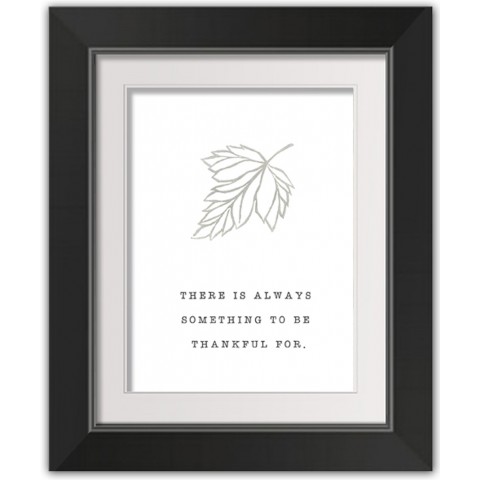 Be Thankful 11x14 Black Framed Print Under Glass