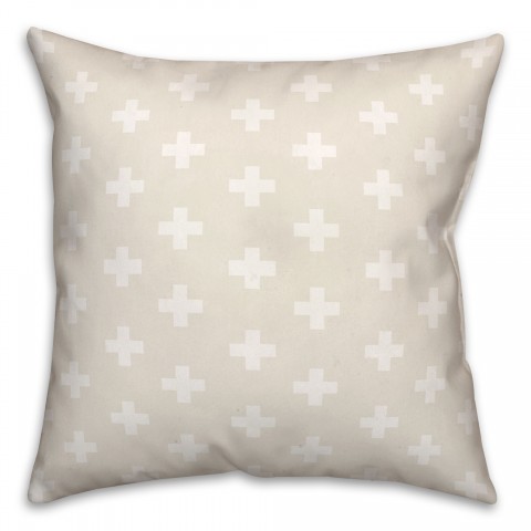 Swiss Cross Pattern  Pillow
