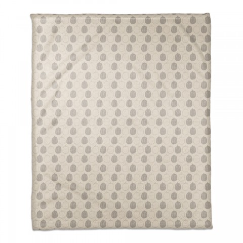 Gray Pumpkin Pattern 50x60 Coral Fleece Blanket