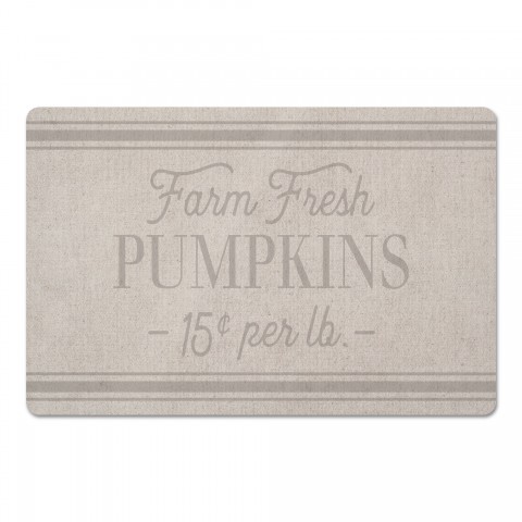 Farm Fresh Pumpkins 27x18 Floor Mat