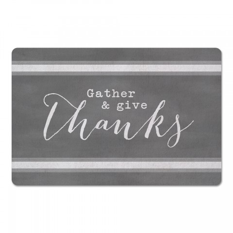 Gather Give Thanks 27x18 Floor Mat