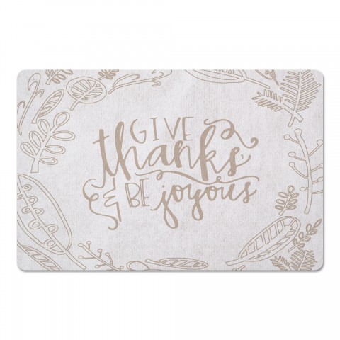 Joyful Thanks 27x18 Floor Mat