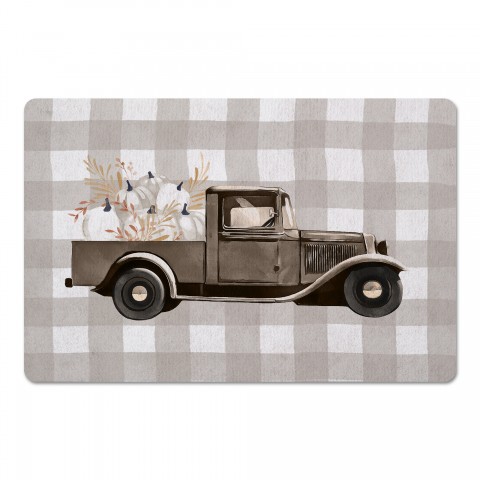 Neutral Harvest Truck 27x18 Floor Mat