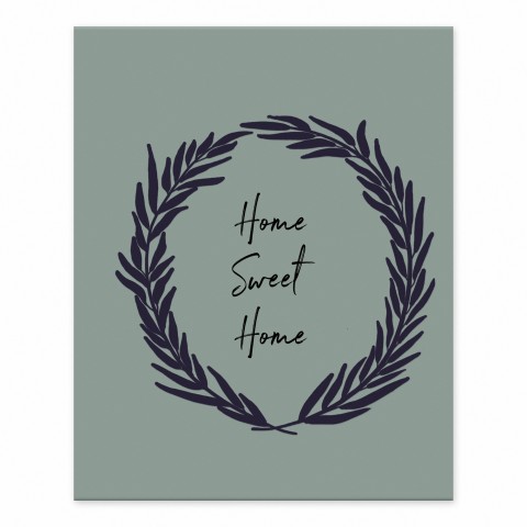 Welcome Leaf 16x20 Canvas Wall Art