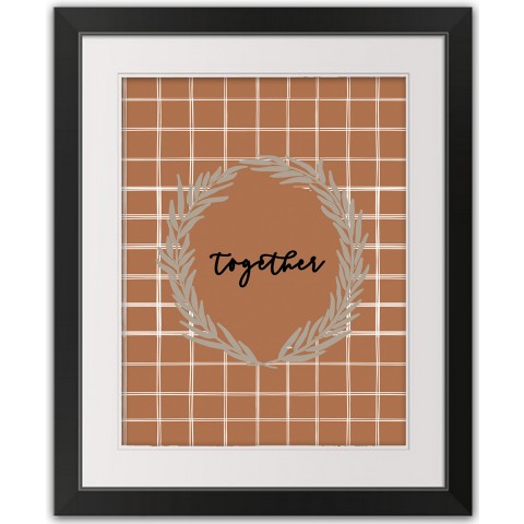 Hey There Pumpkin 12x16 Black Framed Print Under Glass