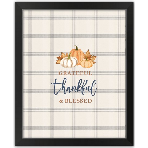 Welcome Home Leaf 16x20 White Framed Print Under Glass