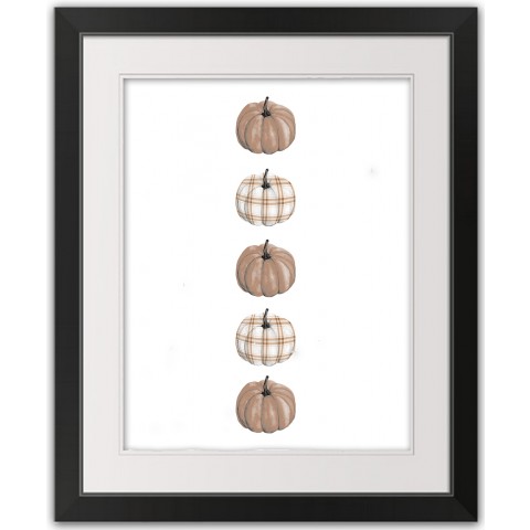 Grateful Thankful Blessed 12x16 Black Framed Print Under Glass