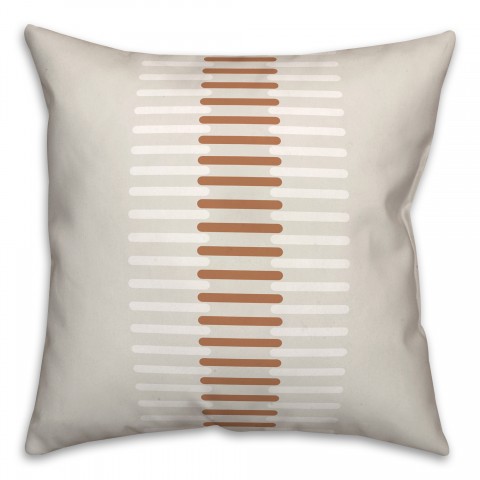 Blue Stripes Warmth 20x20 Spun Poly Pillow