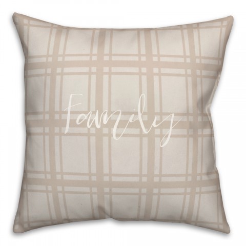 Earthy Stripes 20x20 Spun Poly Pillow