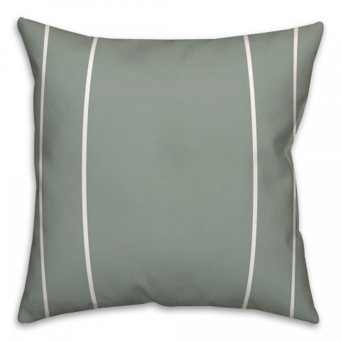 Navy Tan Plaid 20x20 Spun Poly Pillow
