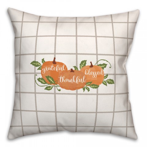 Happy Season 20x20 Spun Poly Pillow