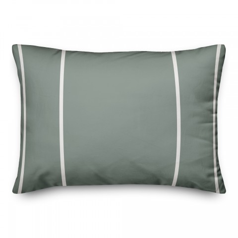 Navy Tan Plaid 14x20 Spun Poly Pillow