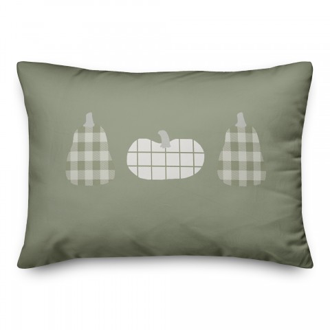 Leaf Solid Blues 14x20 Spun Poly Pillow