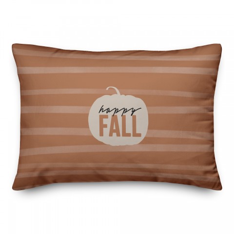 Gather Floral Pumpkin 14x20 Spun Poly Pillow