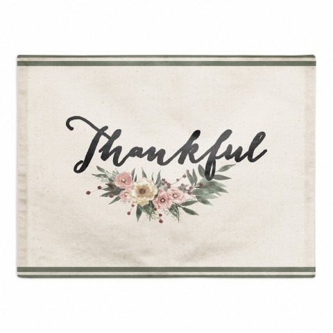 Watercolor Tan 18x14 Poly Twill Placemat