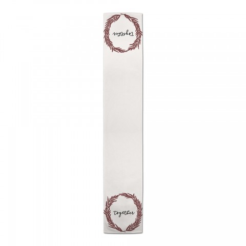 Wreath Together 16x72 Poly Twill Table Runner