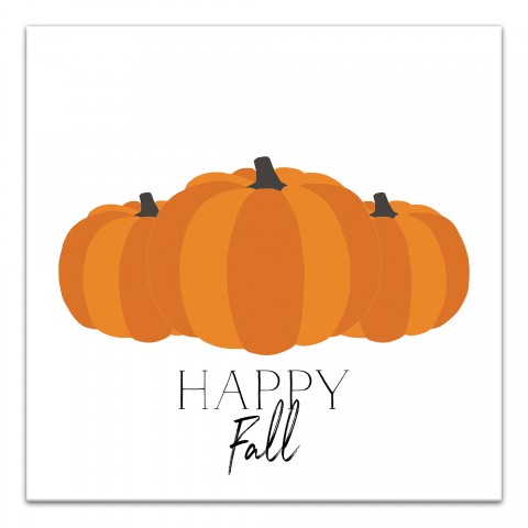 Gather Pumpkin Blossom 16x20 Canvas Wall Art
