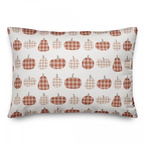 Patch Pumpkins 14x20 Spun Poly Pillow