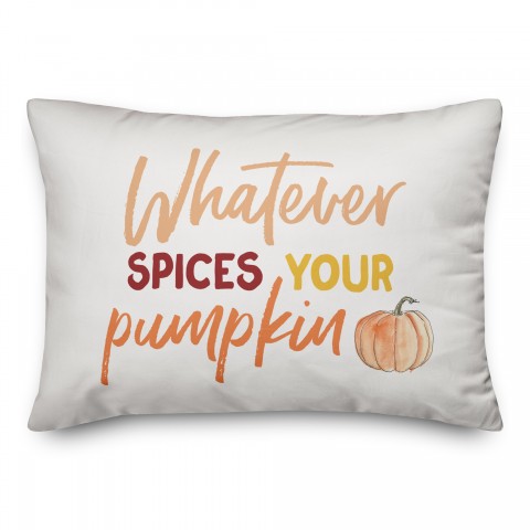 Spices Your Pumpkin 14x20 Spun Poly Pillow