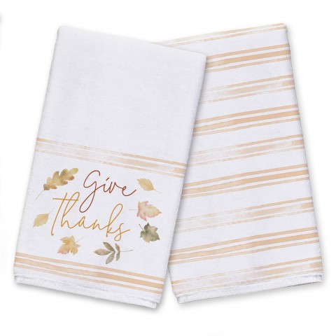 Give Thanks Leaves Textiles Collection