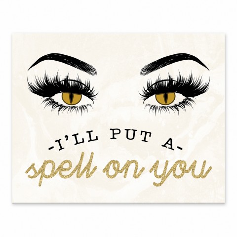 Put A Spell On You 10x8 Tabletop Canvas