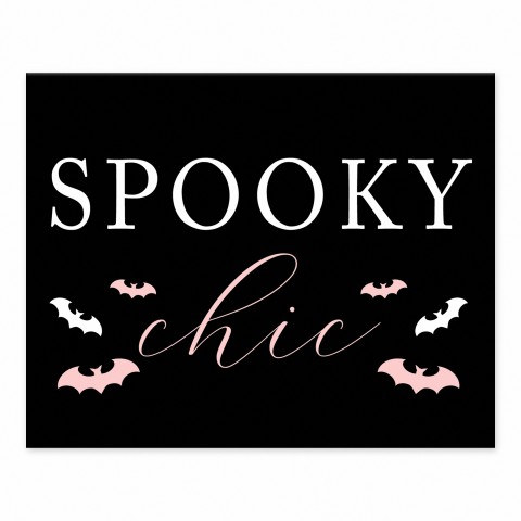 Spooky Chic 10x8 Tabletop Canvas