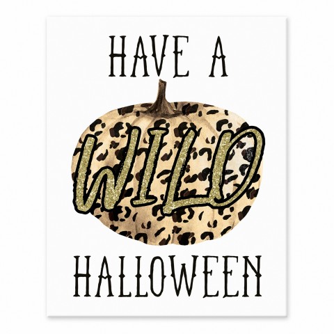 Wild Halloween 8x10 Tabletop Canvas