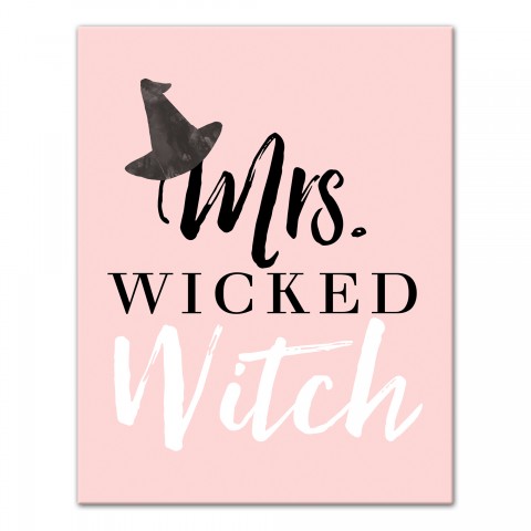 Mrs. Wicked Witch 11x14 Canvas Wall Art