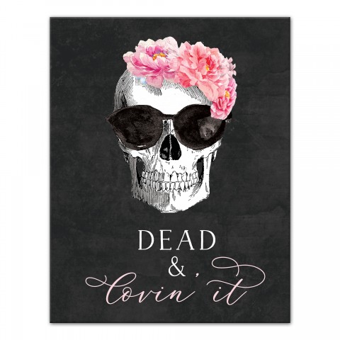 Dead And Lovin' It 11x14 Canvas Wall Art