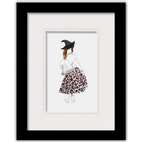 Fashion Witch 12x16 Black Framed Print Under Glass