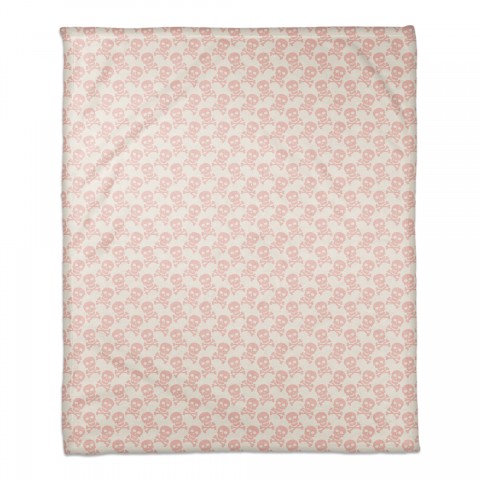 Skull And Crossbones 50x60 Coral Fleece Blanket