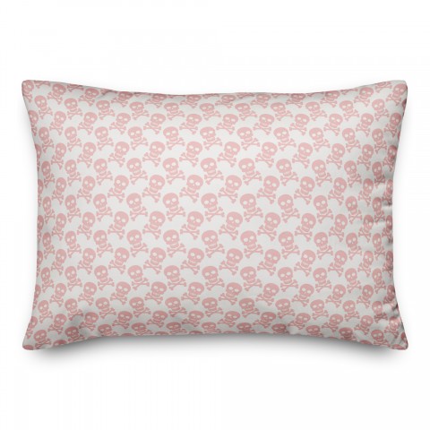 Skull And Crossbones 14x20 Spun Poly Pillow