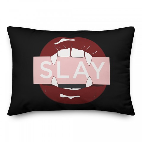 Slay Fangs 14x20 Spun Poly Pillow