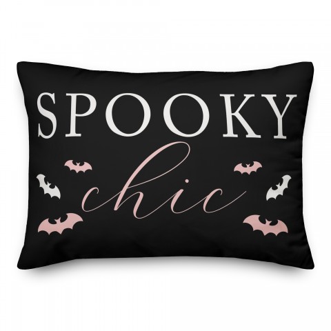 Spooky Chic 14x20 Spun Poly Pillow