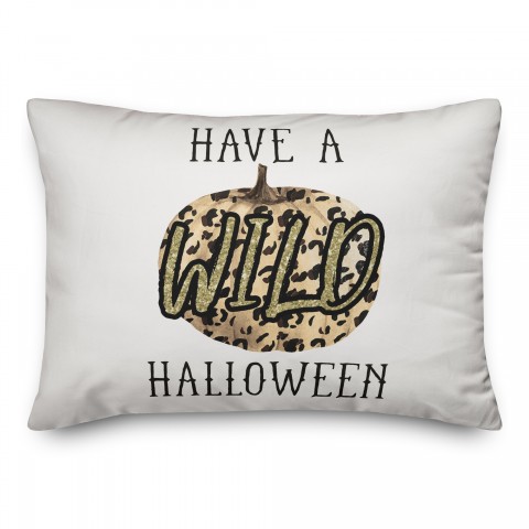 Wild Halloween 14x20 Spun Poly Pillow