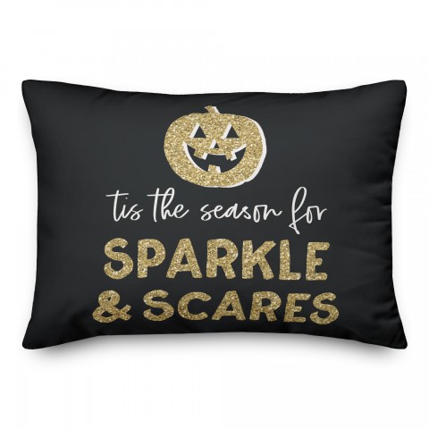 Sparkle And Scares 14x20 Spun Poly Pillow